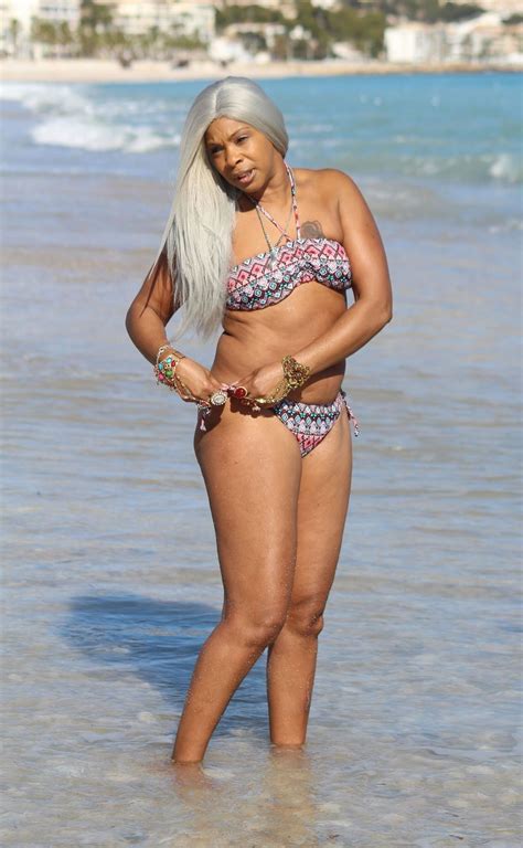 Sandi Bogle In Bikini On The Beach In Benidorm 02132018 • Celebmafia