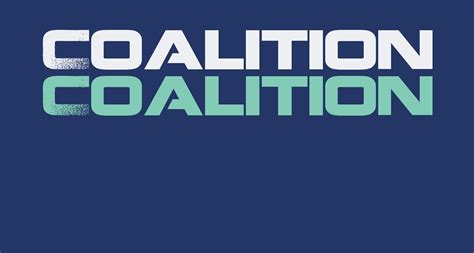 Coalition free Font - What Font Is