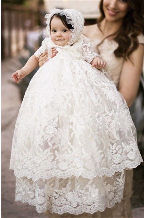 1st Cumpleaños Princesa Vestido Blanco Vestido De Bautizo Niña Infantil