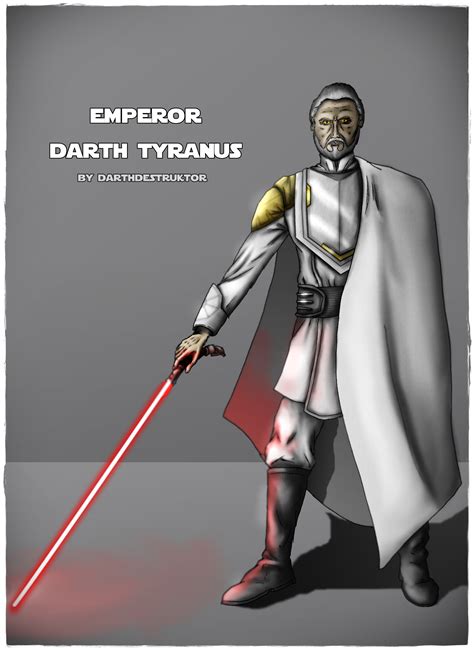 Emperor Darth Tyranus By Darthdestruktor On Deviantart