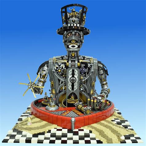 Amazing Motorized Lego Steampunk Sculpture Breaks The Chains Of Love