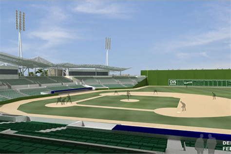 New Red Sox Spring Training Stadium Yes There Is A Monster Over The