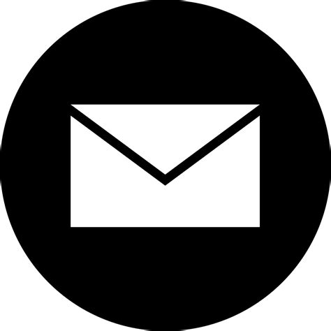 Black Email Icon Png
