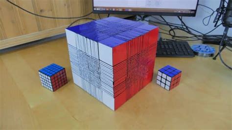🥇 Echa Un Vistazo Al Cubo De Rubik Más Grande Del Mundo Que Está Hecho
