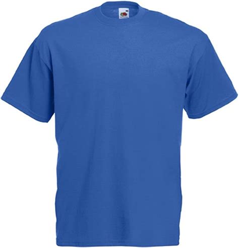 Blank T Shirt Royal Blue Plain Tee Small Royal Blue Uk
