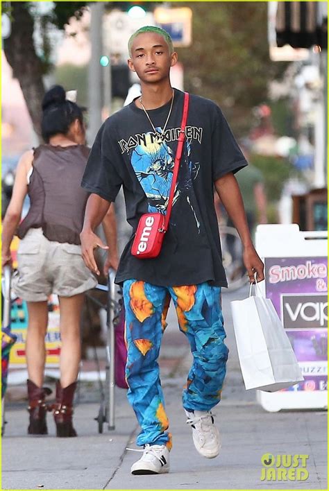 Jaden Smith Wears An Iron Maiden Tee While Shopping In Beverly Hills