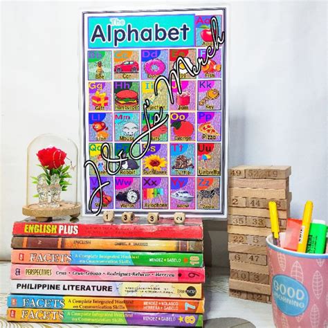 Laminated A4 The Alphabet Wall Chart Shopee Philippines
