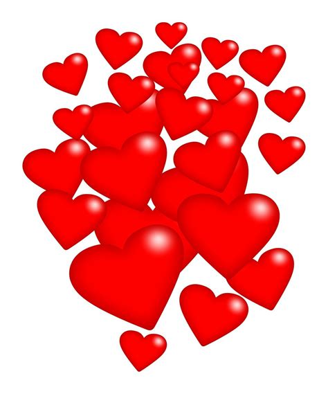 Herz Herzen Rot Kostenloses Bild Auf Pixabay