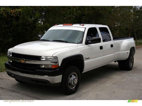 2001 Chevrolet Silverado 3500 Lt Crew Cab 4x4 Dually In Summit White