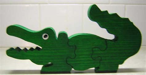 Wood Puzzles For Kids Alligator Puzzle