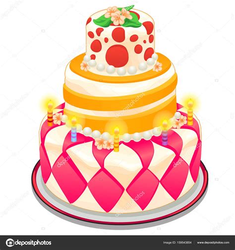 Dibujos de cumpleaños para colorear y pintar imprimir. Dibujos: pasteles con velas | Fiesta rosa pastel decorado ...