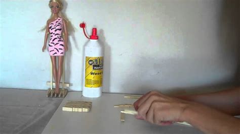 Wire stand to hold up your dolls! How To Make A Doll Stand Easy - DOLL CRAFTS - YouTube
