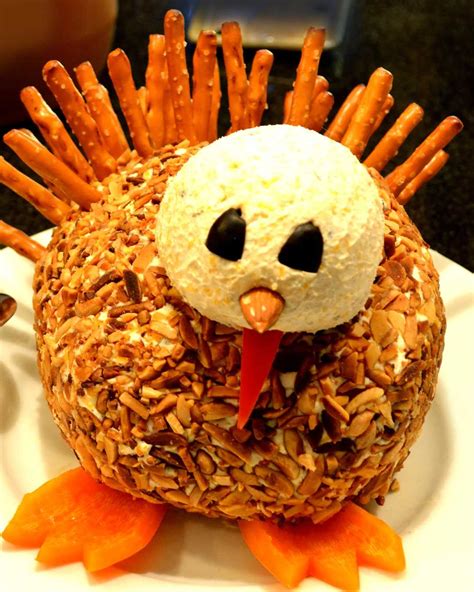 Thanksgiving Turkey Cheese Ball Recipe Recipemagik