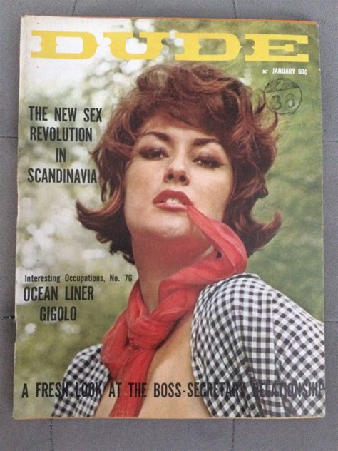 vintage usa glamour magazine dude january 1965 etsy