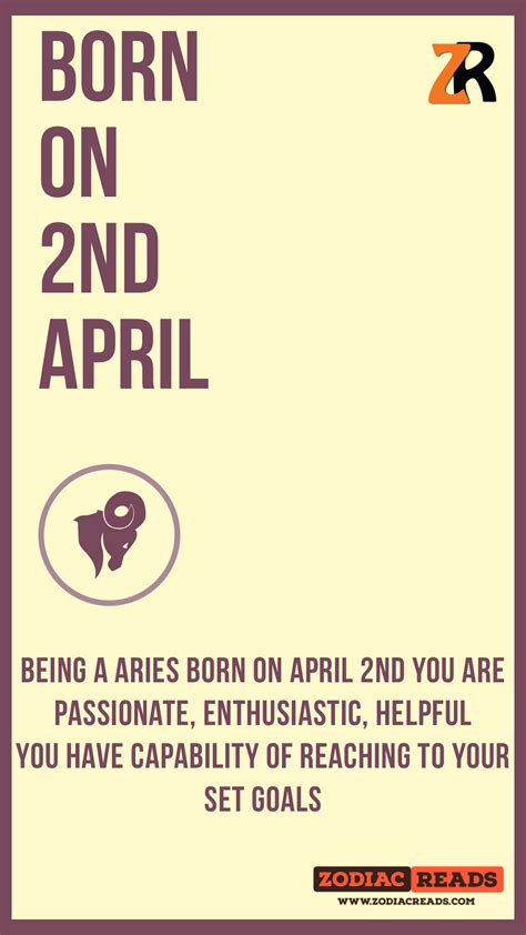 Birthday Traits Of Those Born In April Zodiacreads