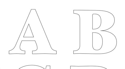 Molde De Letras Para Imprimir Alfabeto Completo Fonte Vazada Images