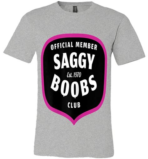 funny 50th birthday 1970 official member saggy boobs club premium t shirt inktee store