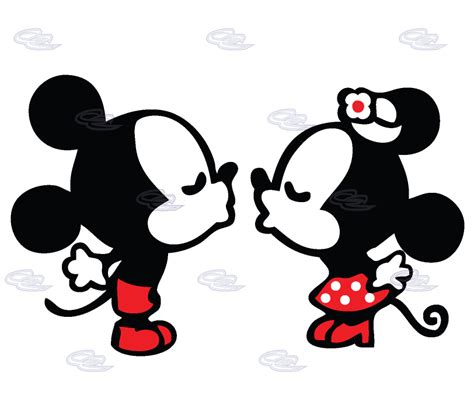 Disney Svg Clipart Mickey Minnie Mouse Svg Dxf Png Mi