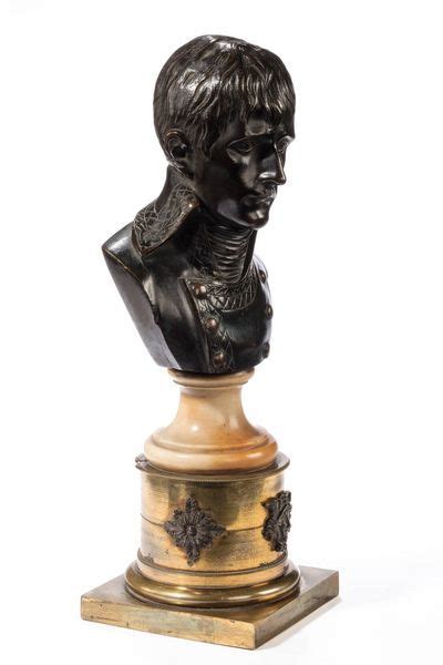 Early 19th Century Patinated Bronze Bust Of Napoleon By Louis Simon