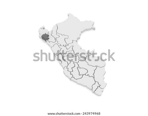 Map Lambayeque Peru 3d Stock Illustration 243974968 Shutterstock