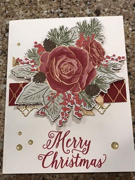 Pin By Judy Duncan On Christmas Flowers Card Christmas Cards Xmas
