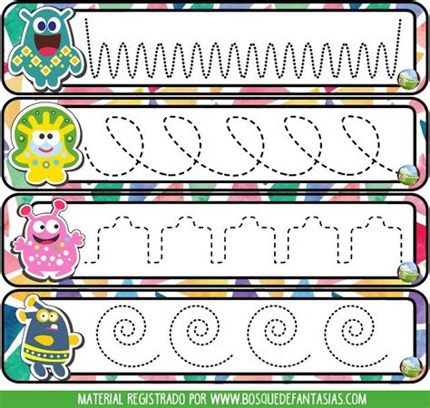 Llaveros De Trazos Para Imprimir Preschool Activities Kids Learning