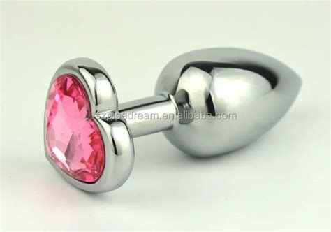 Heart Shaped Stainless Steel Jewelry Anal Butt Plug Buy Stainless Steel Butt Plugsteel Jewel