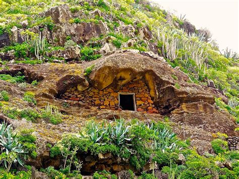 La Gomera Island Canary Islands Beautiful Old Cave Dwelling