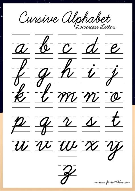 13 Pages Cursive Tracing Worksheet Alphabet Cursive Etsy Cursive