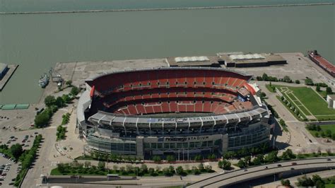 48k Stock Footage Aerial Video Of Firstenergy Stadium Formerly