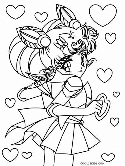 Sailor Moon Coloring Pages Printable Mini