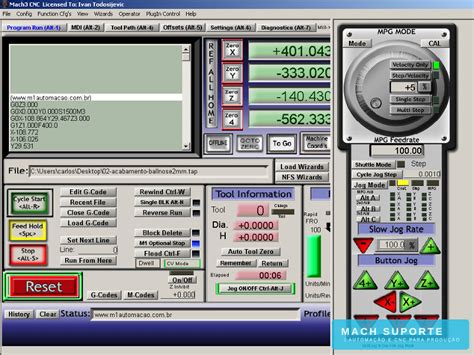 Download Mach3 Software De Controle Cnc M1 Automação