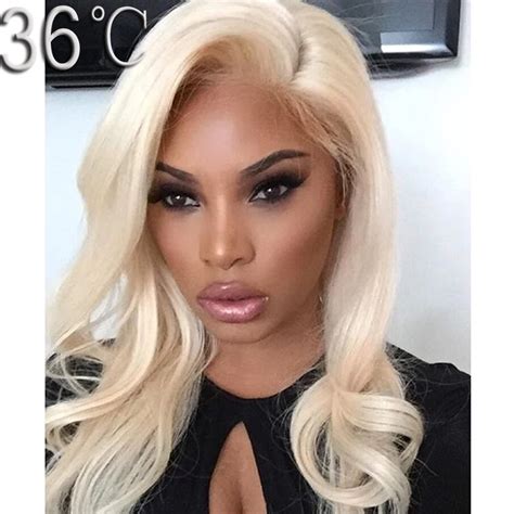 New Arrival Full Lace Human Hair Wigs Blonde Wavy Brazilian Lace Front