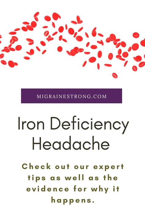 Iron Deficiency Anemia Headaches And Migraine What You Need To Know