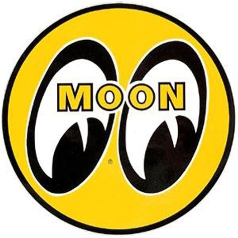 Mooneyes Eyeball Logo 3 Decal Yellow Vintage Parts Of Arizona