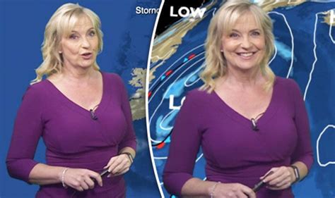 Bbc Weather Carol Kirkwood Flaunts Voluptuous Curves For Morning