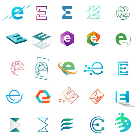 Letter E Logo Design Template Vector Illustration For Business Brand