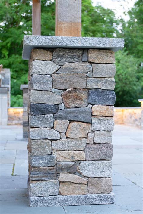 How To Cap Stone Veneer Columns Stoneyard
