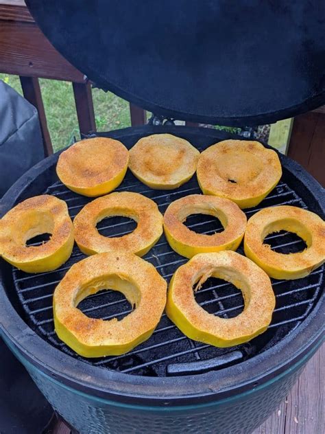 Low Carb Grilled Spaghetti Squash Rings Culinary Lion
