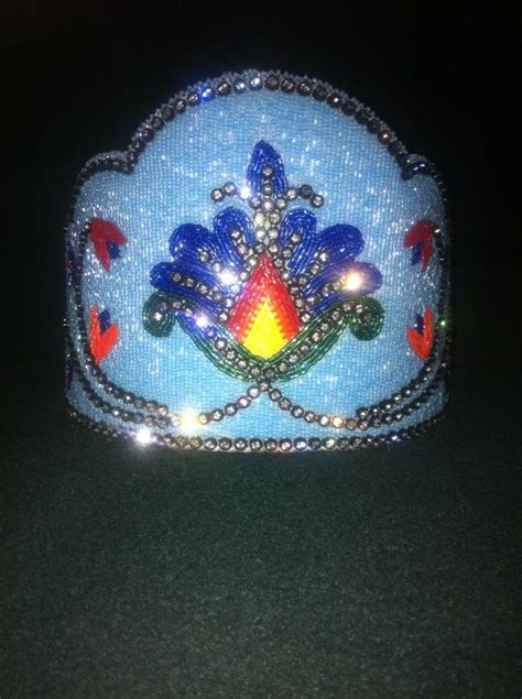 2016 Sr Princess Crown Beaded Crown Beaded Moccasins Bead Work