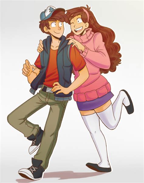 Dipper And Mabel By Chicajamonxd On Deviantart