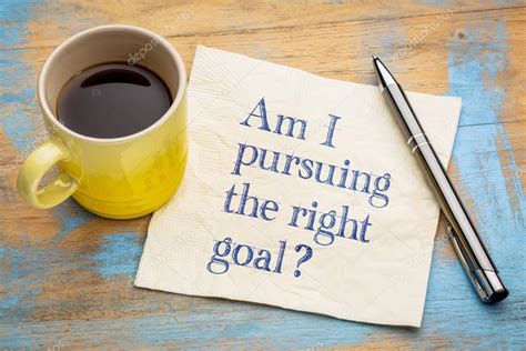 Am I Pursuing The Right Goal — Stock Photo © Pixelsaway 135586504