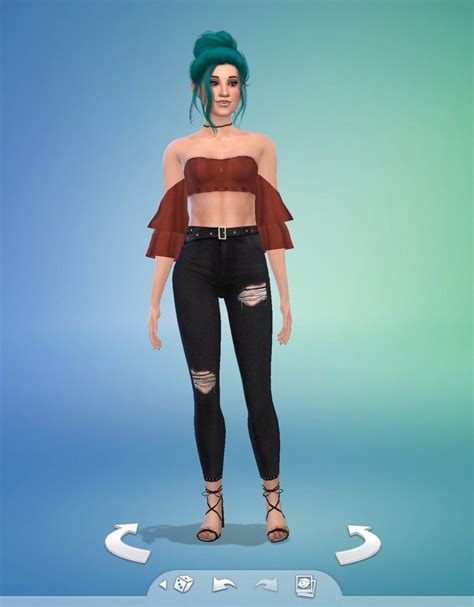 My Very First Sim Ive Made Using Cc I Think Shes Super Cute And Am