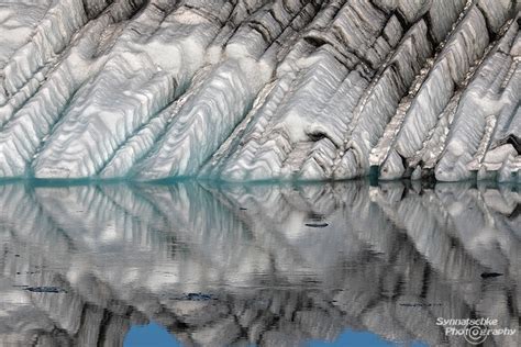 Iceberg Reflection Intimate Views Iceland Europe Synnatschke
