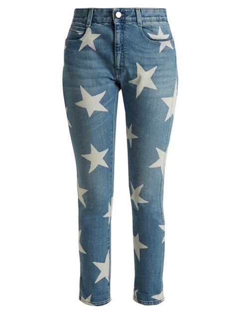 Star Print Jeans Stella Mccartney Matchesfashion Uk