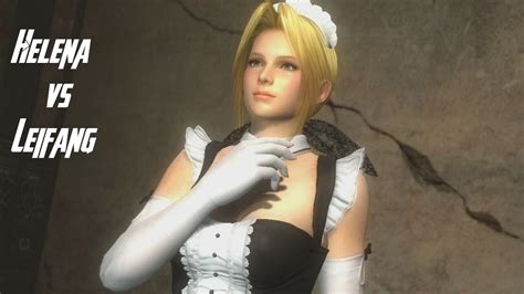 Dead Or Alive 5 Ultimate Helena Vs Leifang Maid Costumes Youtube
