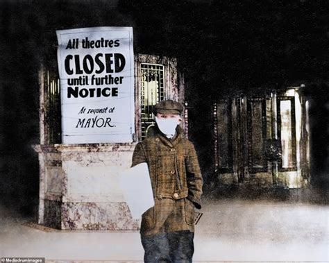 The main flu symptoms are cough, fever and sore throat. Haunting Colorized Photos Reveal the Devastation Caused by ...