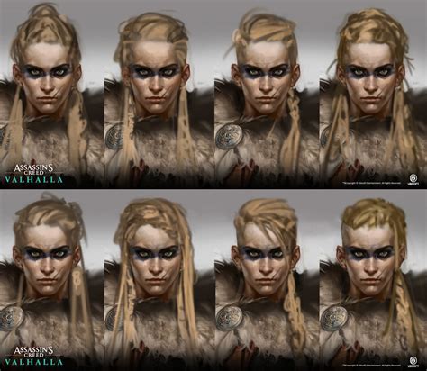 This mod targets hairstyles that are not available to the player by normal means. Female Eivor Hairstyles Art - Assassin's Creed Valhalla ...