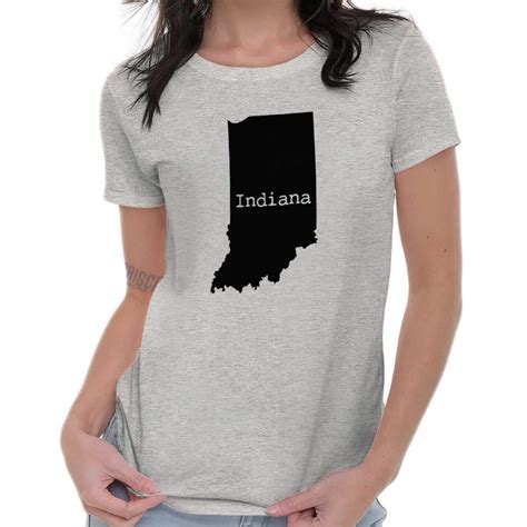 Cool Graphic T Shirts Indiana State State Pride Usa T Novelty 5072 Kitilan