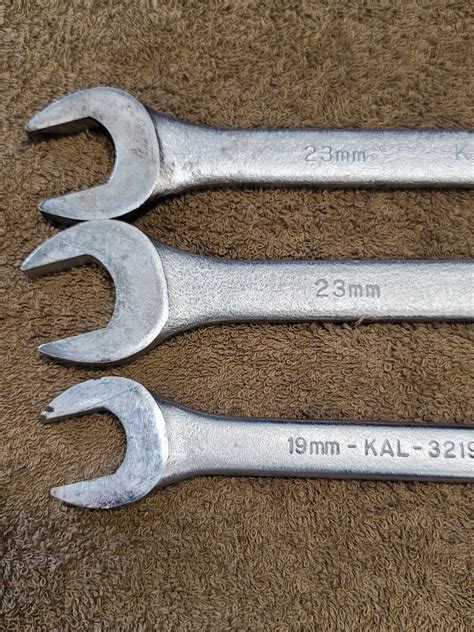3 Kal 3219m 3223m 19mm 23mm Metric Open End Box Combination Wrench